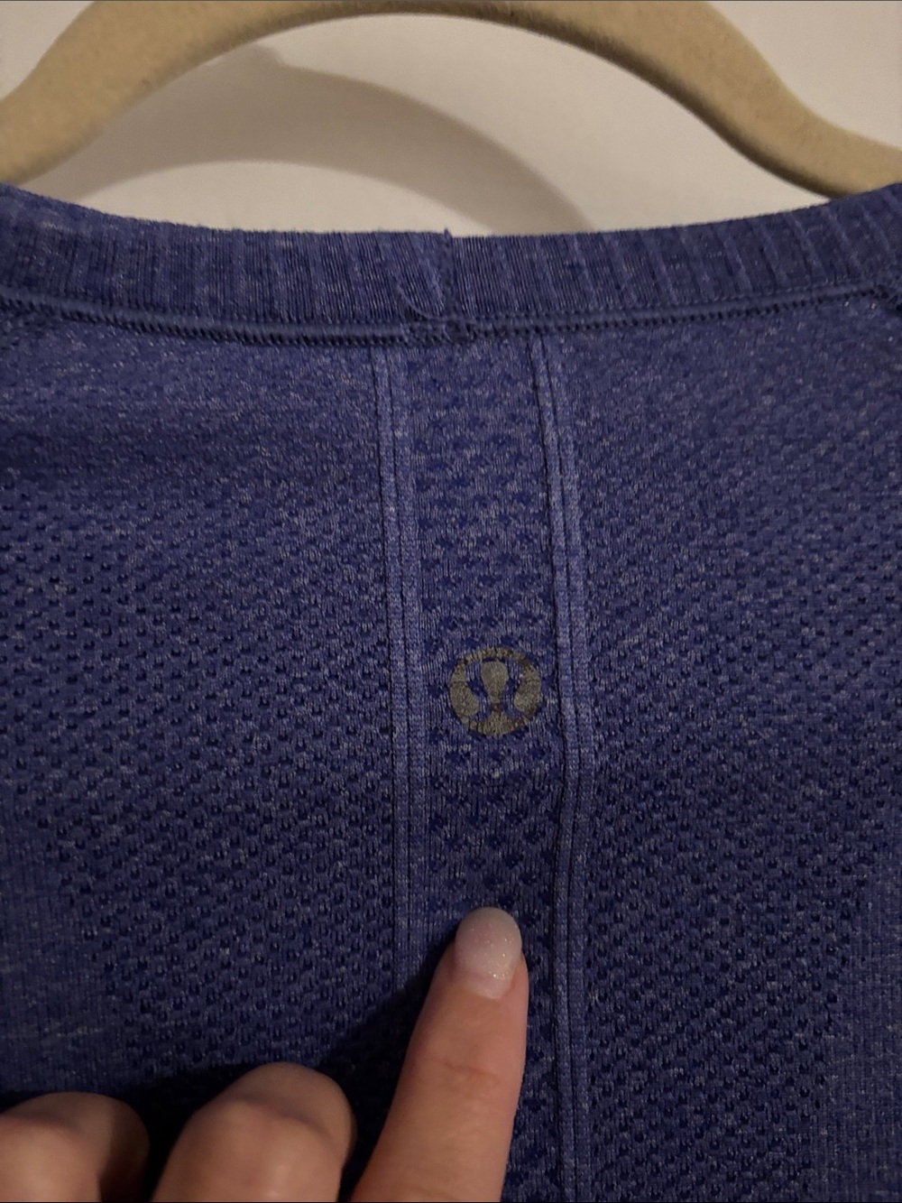 Purple Seamless Long Sleeve Performance Top - Picture 6 of 6